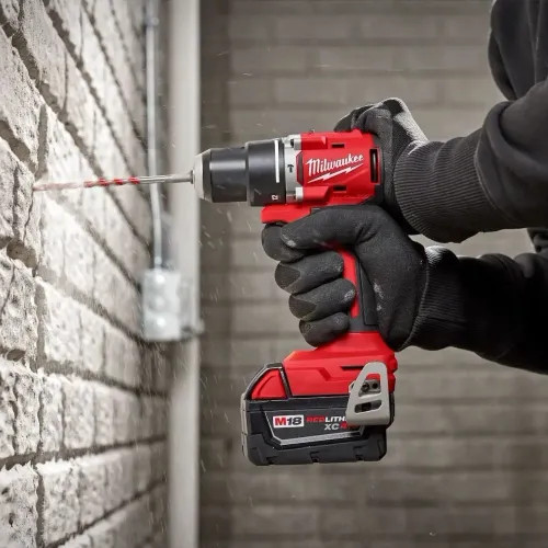 Milwaukee M18 Compact Brushless 1/2" Hammer Drill/Driver, Tool Only - 3602-20