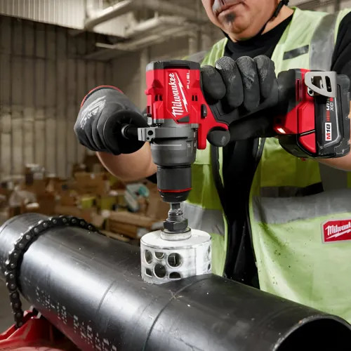Milwaukee M18 FUEL 18V Lithium-Ion Brushless Cordless 1/2" Drill/Driver Kit with (2) 5.0Ah Batteries, Charger, and Hard Case - 2903-22 