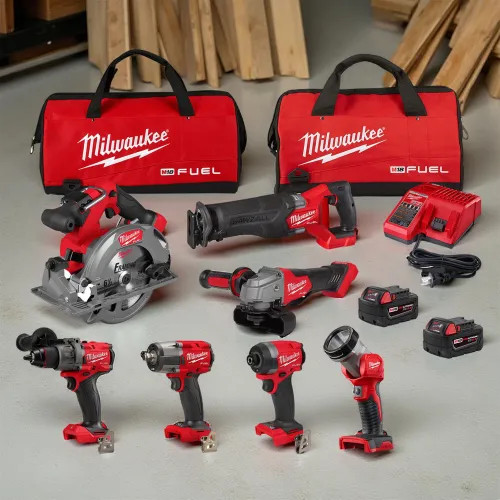 Milwaukee M18 FUEL 7-Tool Combo Kit - 3697-27