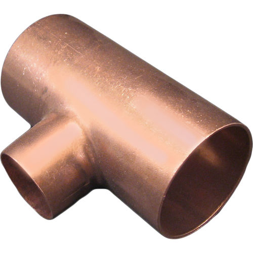 1-1/2"x1-1/2"x1" Copper Tee