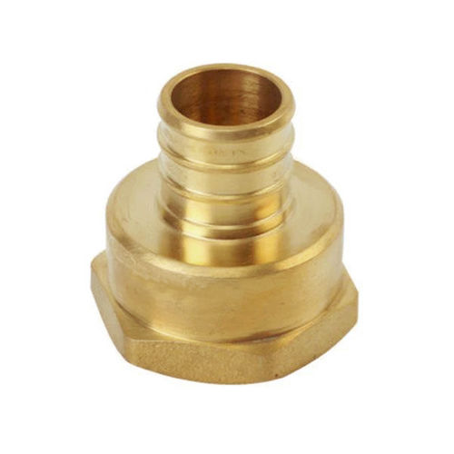1/2" PEX Female Adapter, Brass - Crimp x Female Pipe Thread