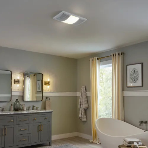 Broan-NuTone Powerheat Series Heater Exhaust Fan with CCT LED Lighting - BHFLED110