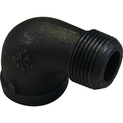 3/4" Black Iron Street Elbow