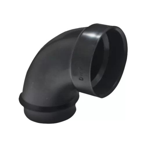 3" ABS DWV (Drain Waste and Vent) 90-Degree Street Elbow - Spigot x Hub