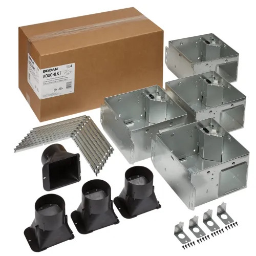   Broan-NuTone Flex Series Ventilation Fan Light Housing Pack with Flange Kit - A000HLKT 