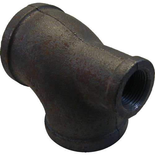 1-1/2"x3/4"x1-1/2" Black Iron Tee