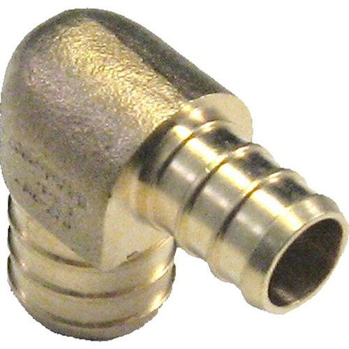 3/4 x 1/2 Inch PEX 90 Degree Elbow, Brass Construction