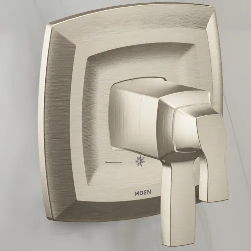 Moen Voss Valve Only Trim w/ Flow Control and Temperature Adjust, Lever Handle, M-Core 4, Thermostatic Cartridge, Brushed Nickel - UT4691BN