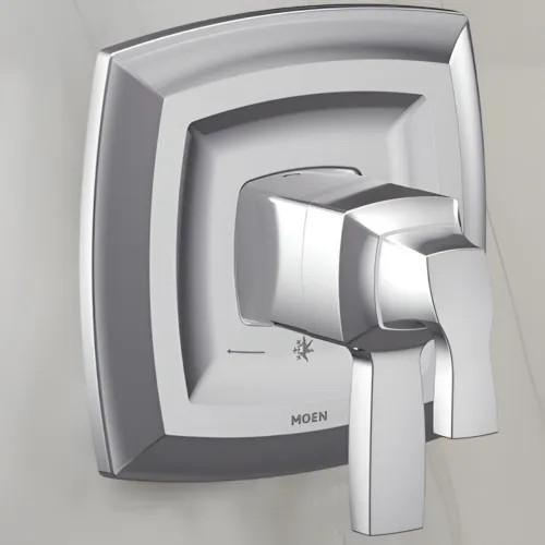 Moen Voss Valve Only Trim w/ Flow Control and Temperature Adjust, Lever Handle, M-Core 4, Thermostatic Cartridge, Chrome - UT4691