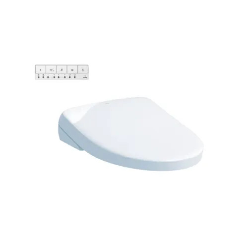 TOTO WASHLET S7A Round Bowl Washlet Seat, EWATER , PREMIST, Night Light, Cotton White - SW4735#01 