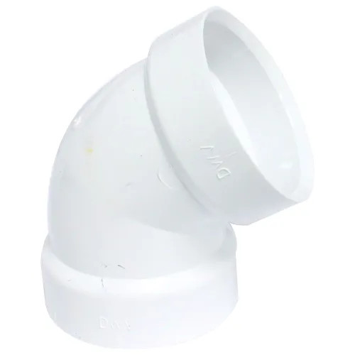 1-1/2" PVC 60-Degree Elbow DWV (Drain Waste and Vent) - Hub