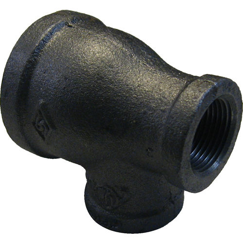 1-1/4"x3/4"x3/4" Black Iron Tee