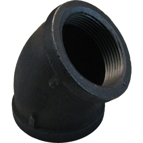1" Black Iron 45deg Elbow
