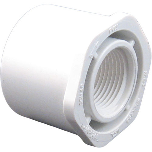 PVCB11234ST Schedule 40 PVC Bushing, 1-1/2 x 3/4 Inch