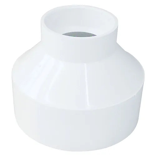 1-1/2" x 2" PVC Pipe Increaser/Reducer DWV (Drain Waste and Vent) - Hub