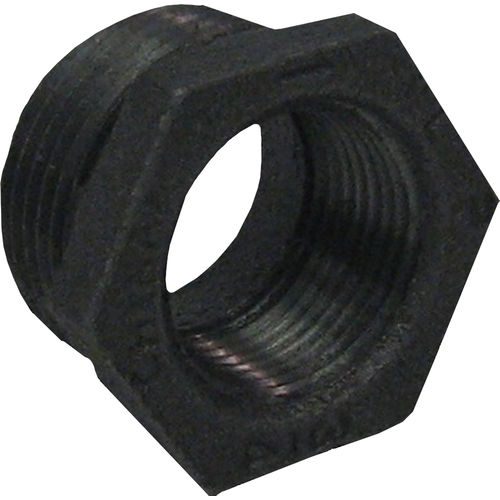 1"x1/2" Black Iron Bushing