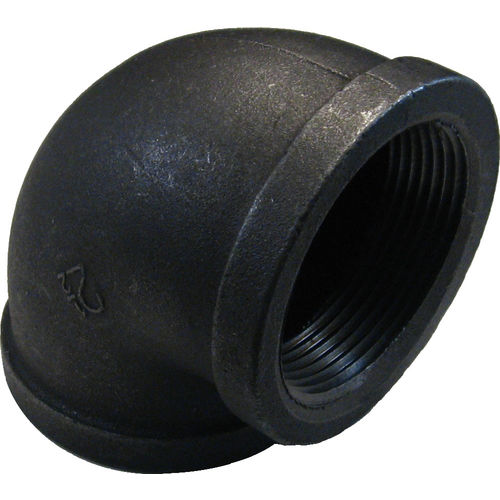 2-1/2" Black Iron 90deg Elbow