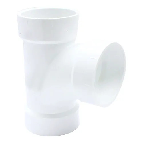 2" PVC Sanitary Tee DWV (Drain Waste and Vent) - Hub