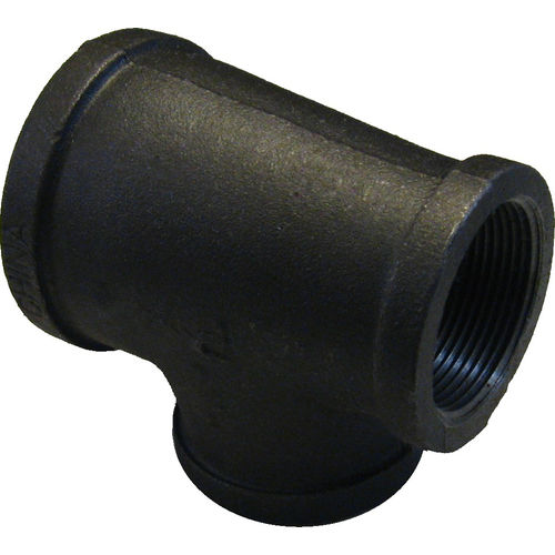 2"x1-1/2"x1-1/2" Black Iron Tee