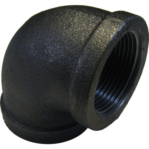 4" Black Iron 90deg Elbow