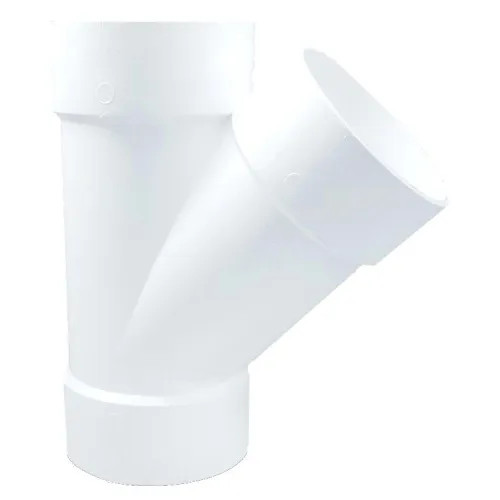 6" PVC Wye DWV (Drain Waste and Vent) - Hub