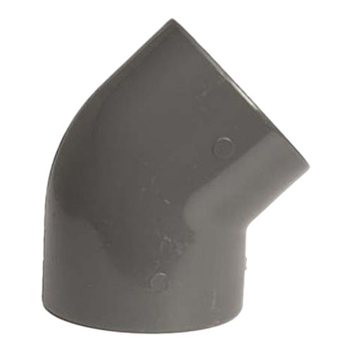 PVC80L4534 3/4" Schedule 80 PVC 45-Degree Elbow