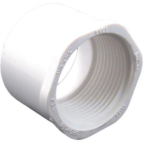 PVCB112114ST Schedule 40 PVC Bushing, 1-1/2 x 1-1/4 Inch