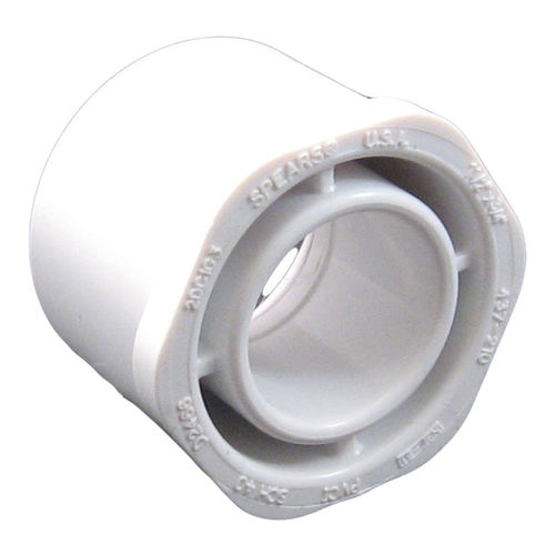 PVCB11234 Schedule 40 PVC Bushing, 1-1/2 x 3/4 Inch