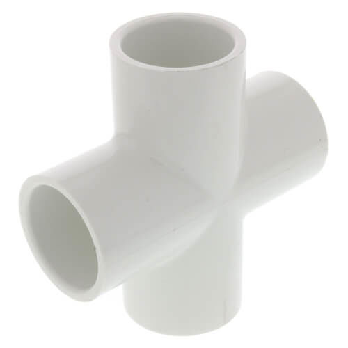 PVCCROSS1 Schedule 40 PVC Cross, 1 Inch