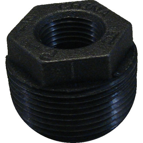 1-1/4"x1/2" Black Iron Bushing