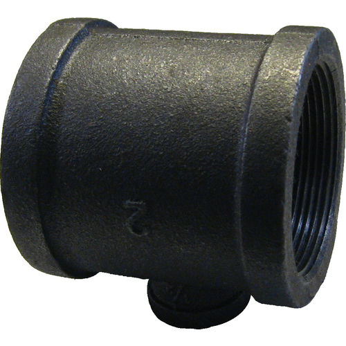 2"x2"x1/2" Black Iron Tee
