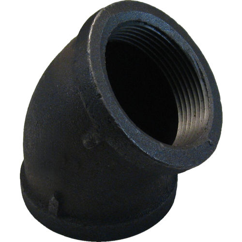 3" Black Iron 45deg Elbow