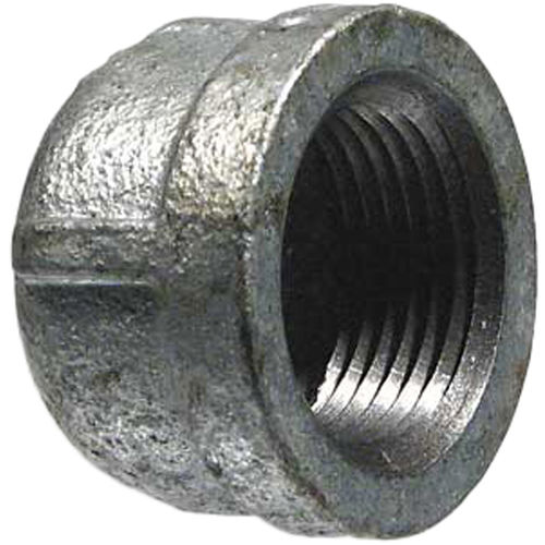 GALCAP4 Galvanized Cap, 4 Inch