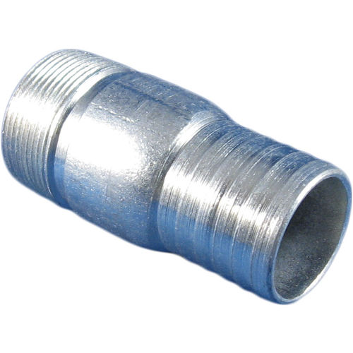Galvanized 1-1/2" Male Poly Insert Adapter