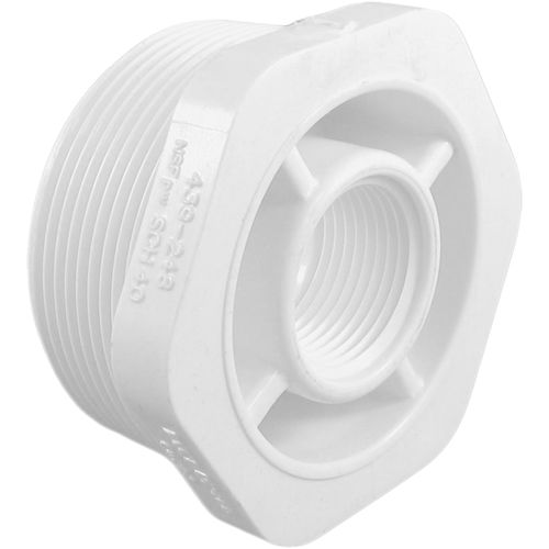 PVCB234TT Schedule 40 PVC Bushing, 2 x 3/4 Inch