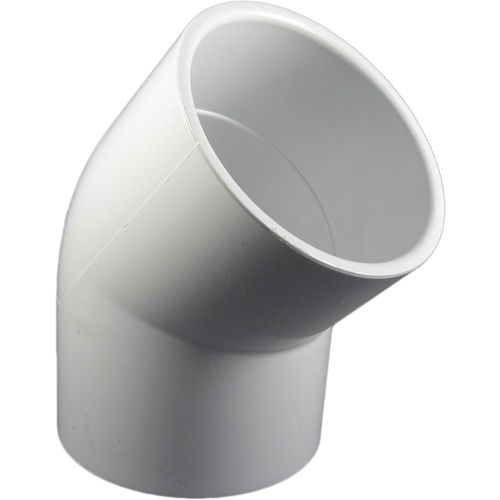 PVCL453 Schedule 40 PVC 45 Degree Elbow, 3 Inch