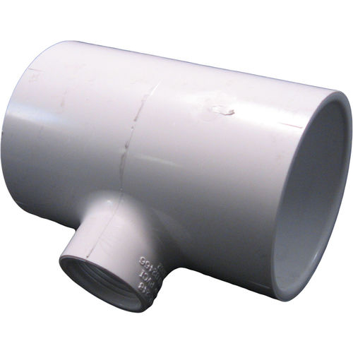 Schedule 40 PVC 2x2x3/4 Inch Tee (Slip x Slip x Thread)