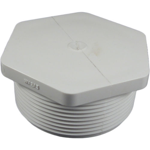 Schedule 40 PVC 3 Inch Threaded Plug