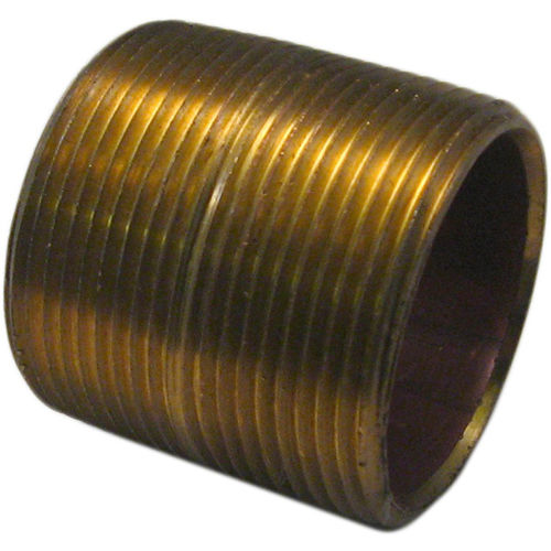 1-1/2in Brass Close Nipple