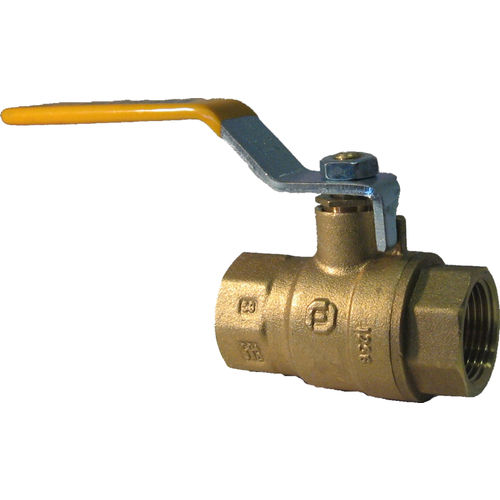 1-1/4" Threaded Foreign Ball Valve, Brass - FIP