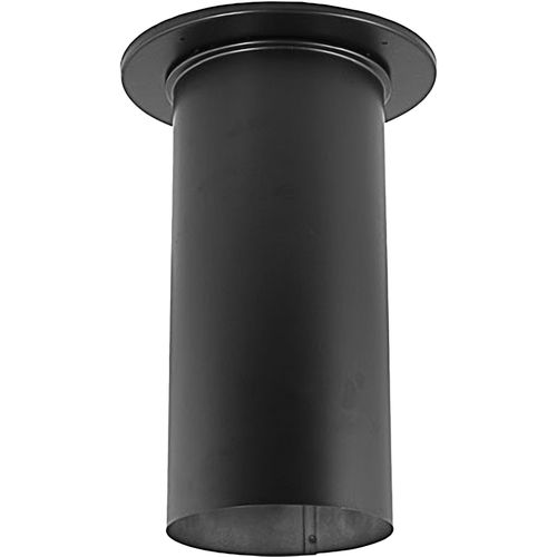 DuraVent 6DBK-SC DuraBlack 6" Single-Wall Slip Connector w/ Trim