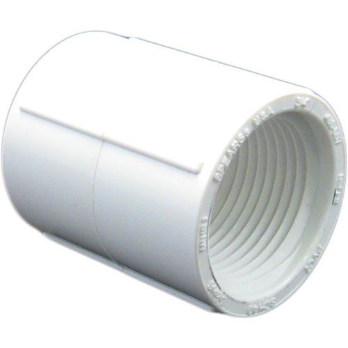 PVCCUP34TT Schedule 40 PVC Coupling, 3/4 Inch
