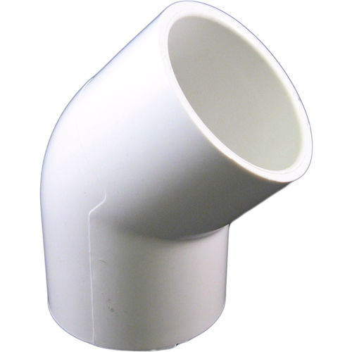 PVCL45112 Schedule 40 PVC 45 Degree Elbow, 1-1/2 Inch