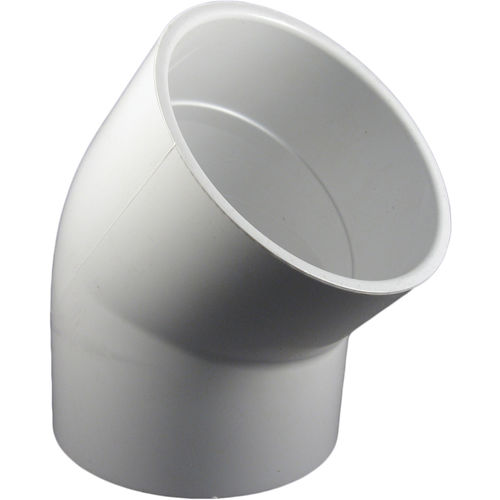 PVCL458  Schedule 40 PVC 45 Degree Elbow, 8 Inch