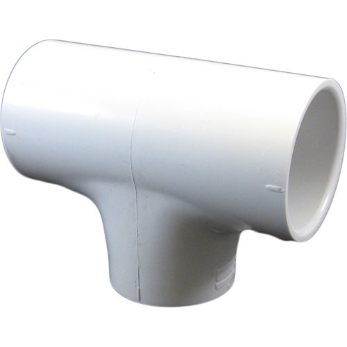 Schedule 40 PVC Tee, 1-1/2 x 1-1/2 x 1-1/4 Inch