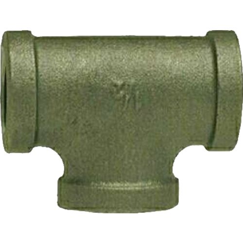 1/4" Black Malleable Iron Tee