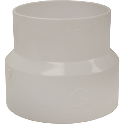 4" x 3" PVC Sewer & Drain Adapter Coupling