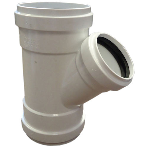 8x8x4 Inch PVC Sewer & Drain Wye Tee