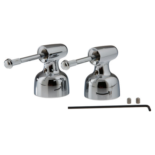 Delta H22 Metal Lever Handle Set, Less Accents,  Polished Crhome