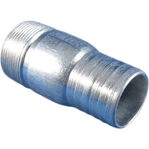 Galvanized 1-1/4" Male Poly Insert Adapter